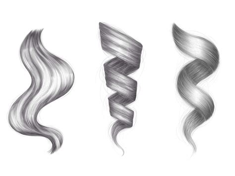 How To Draw Curly And Wavy Hair Using Procreate Realistic Hair