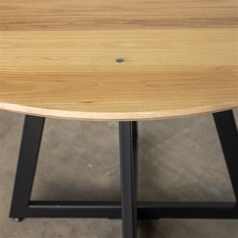 Round Modern Kitchen Table The Seneca Table Edgework Creative