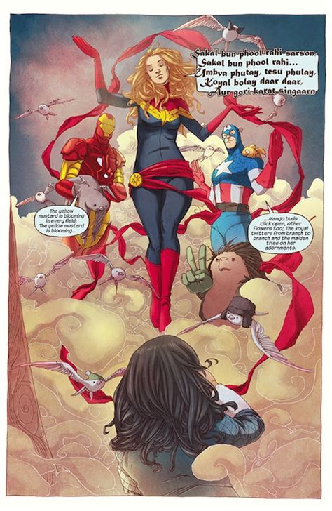 From G Willow Wilson S Ms Marvel Series Beautiful Art By Adrian