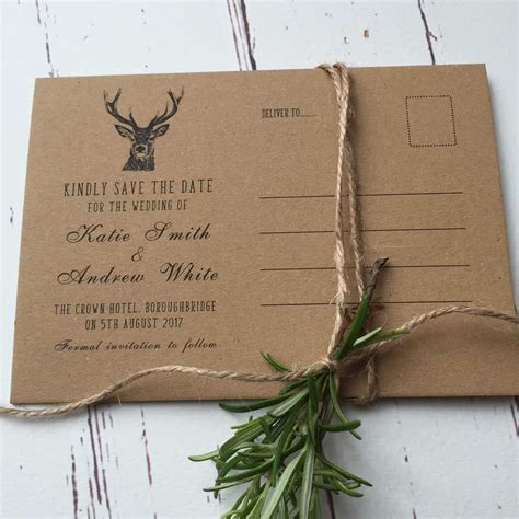 rustic wedding invitations and stationery wagtail designs