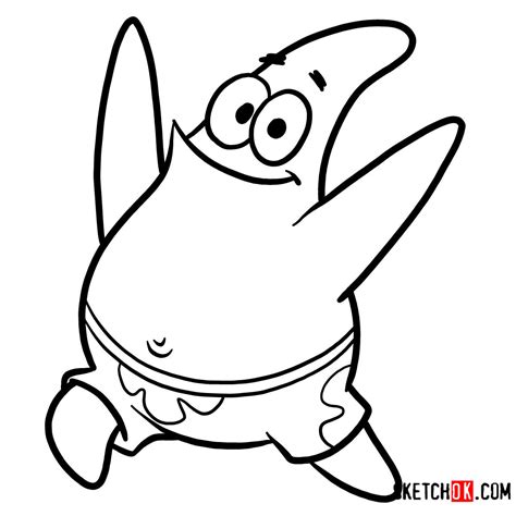 Bikini Bottoms Star A Guide On How To Draw Patrick Star