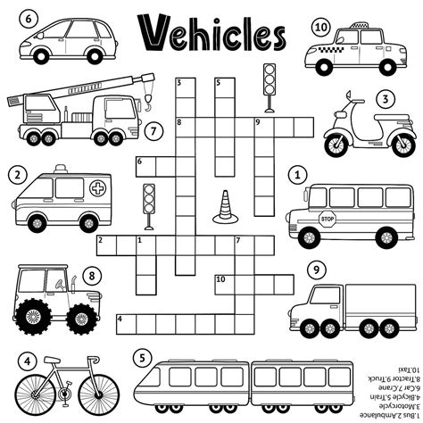 Free Printable Crossword Puzzles For Kids Printable Templates Free