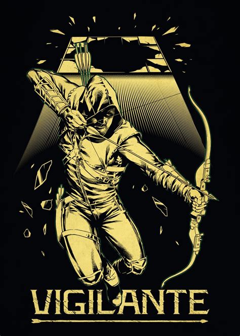 Vigilante Poster Picture Metal Print Paint By Dc Comics Displate