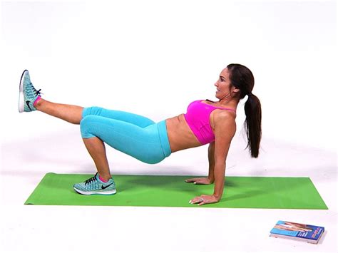 Natalie Jills 7 Minute Bodyweight Workout For Core Glutes And Arms Workout Motivation Women