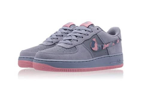 Nike Air Force 1 With Pink And Purple Camo Swoosh Hypebae