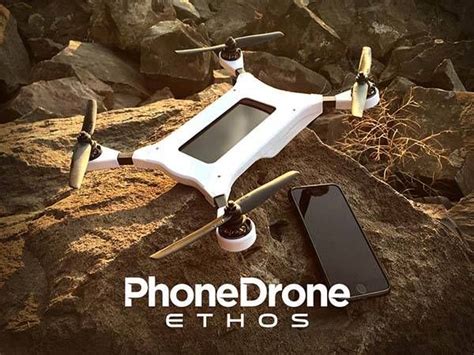 Phonedrone Ethos Flying Drone Turns Your Smartphone Into An Aerial