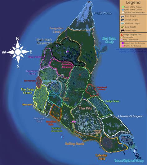 Map Of Fantastic Frontier Fantastic Frontier Roblox Wiki Fandom
