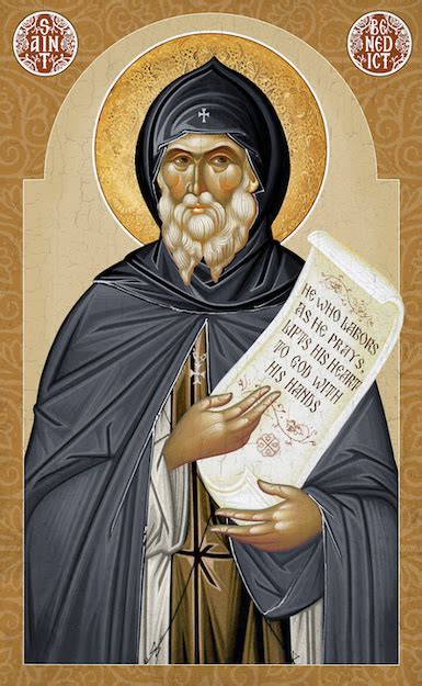 St Benedict Of Nursia July 11th