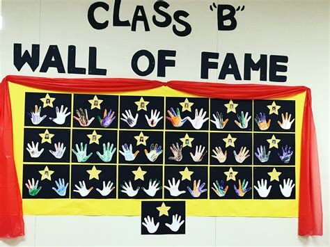 Pre School Graduation Wall Of Fame Bulletin Board Pre School Graduation