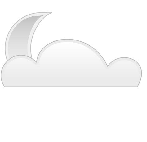 Onlinelabels Clip Art Moon Cloud