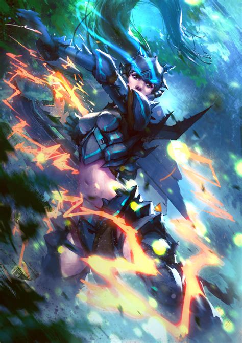 Charge Blade Monster Hunter By Digitalsashimi On Deviantart