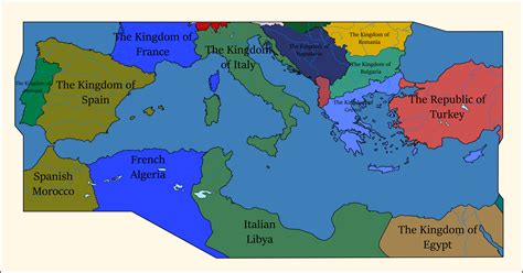 Map Of The World Mediterranean Sea World Map