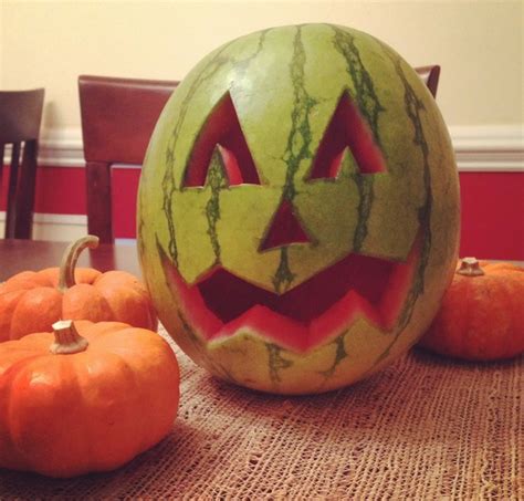 Jack O Melon Says “happy Halloween” What About Watermelon