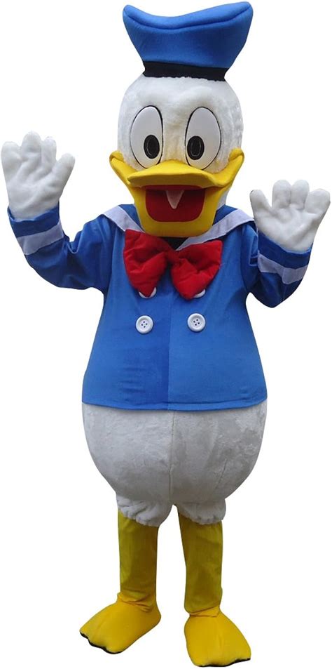 donald duck adult mascot costume cosplay fancy dress outfit sports and outdoors