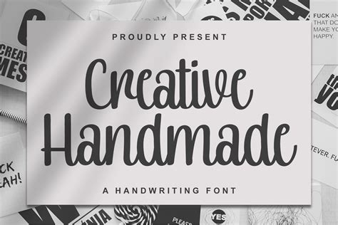 Creative Handmade Font By Yanstudio · Creative Fabrica