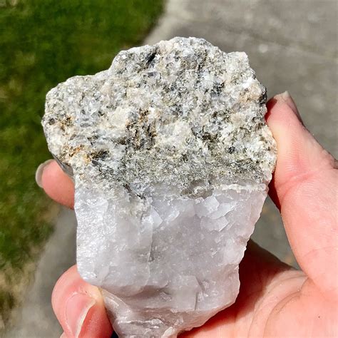 Rough Raw Natural Milky Quartz Crystal With Muscovite Etsy