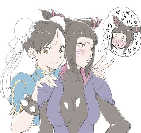 Chun Li And Han Juri Street Fighter And 1 More Drawn By Coelacanth