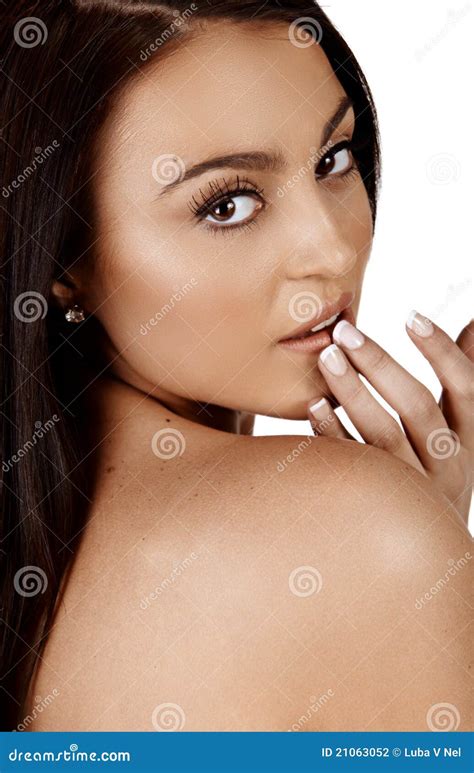 Beautiful Tanned Woman Stock Photography Image