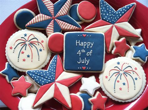 4th July Sugar Cookies Fourth Of July Cookie Decorating Sugar