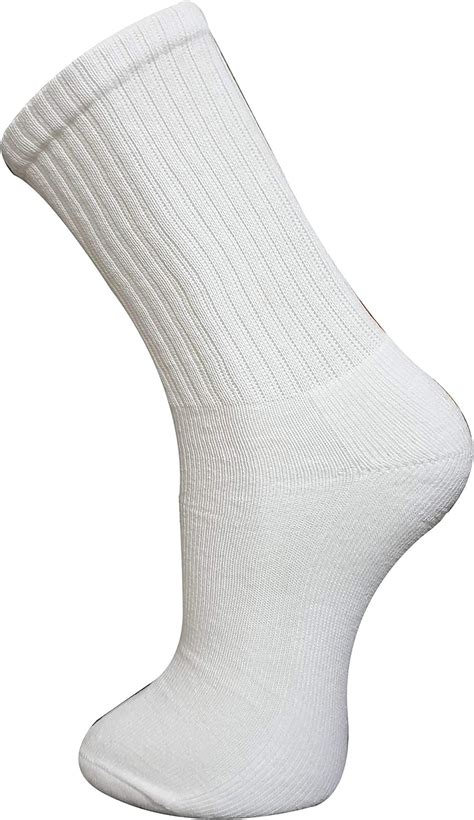 New Mens 12 Pairs Cotton Rich Plain White Sport Socks Uk 6 11 Eur 39 45 Uk Fashion