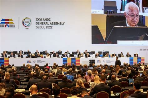 Anoc 在 2022 年首爾第 26 屆大會上宣布強化對永續發展的承諾 中華奧林匹克委員會