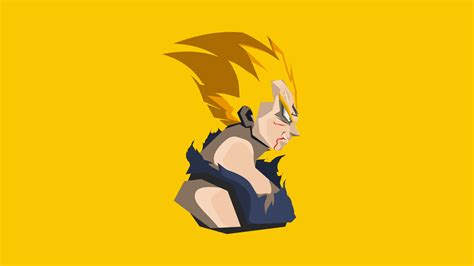 1920x1080 Super Saiyan Vegeta Minimal 1080p Laptop Full Hd Wallpaper