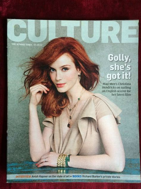Culture Magazine 7 October 2012 Christina Hendricks