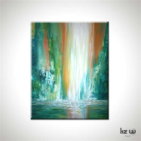 Maui Falls Waterfall Painting Liz W Fine Art