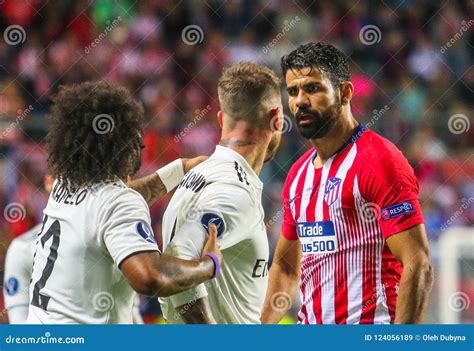 Professional Footballer Diego Costa Editorial Stock Image Image Of