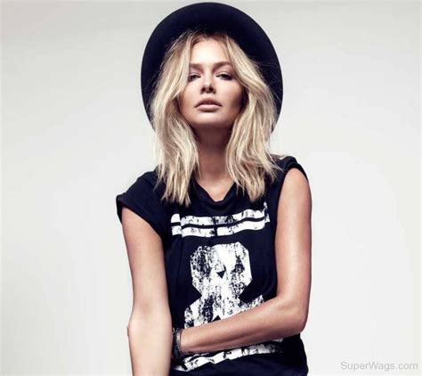Lara Bingle Wearing Black Hat Super Wags Hottest Wives And Girlfriends Of High Profile Sportsmen