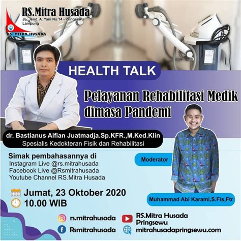 Pelayanan Rehabilitasi Medik Dimasa Pandemi Rs Mitra Husada Pringsewu