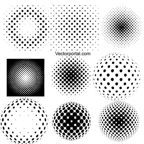 Illustrator Halftone Pattern Vector Mockup