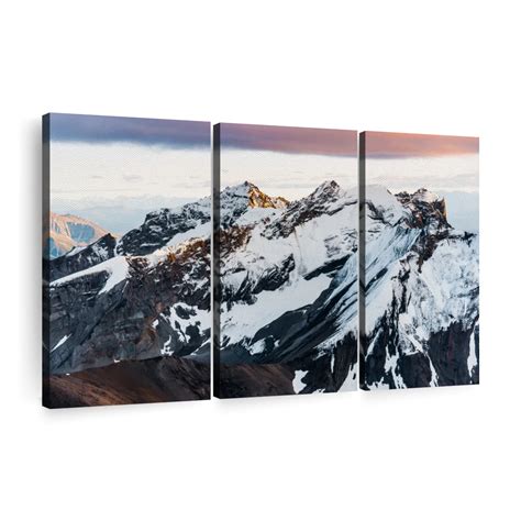 Snowy Mountain Peaks Wall Art Photography By Lucas Moore