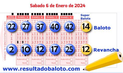 Baloto Sábado 6 De Enero De 2024 Premios Del Día