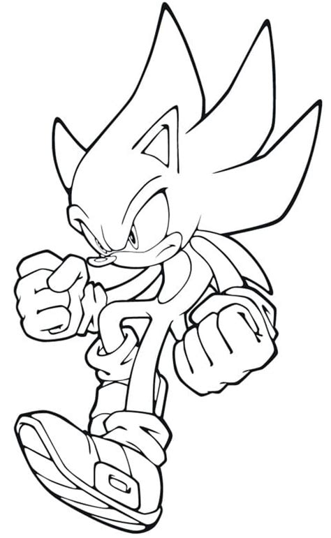 Printable Sonic Coloring Page Free Printable Coloring Pages For Kids