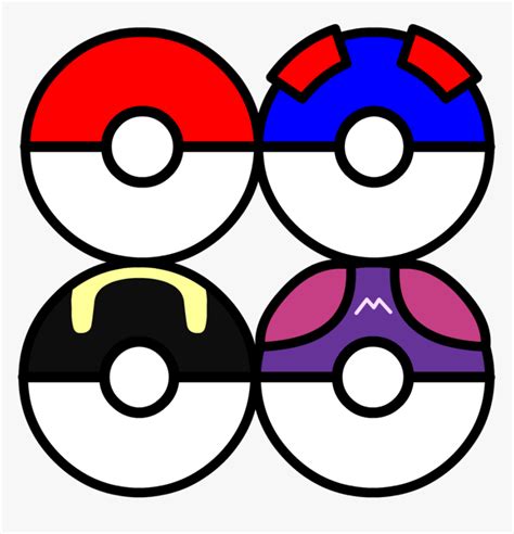 Diffrent Pokeball Clipart Full Size Clipart 843468 Pinclipart Images