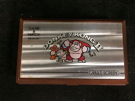 Rare Vintage Nintendo Donkey Kong Ii Game And Watch Multi Screen