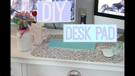 Diy Custom Desk Pad Youtube