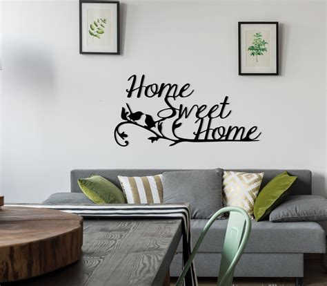 Home Sweet Home Sign Home Decor Wall Metal Decor Sweet Home Etsy