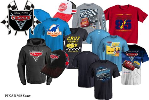Expansive Cars 3 Apparel And Collectors Merchandise Now Available
