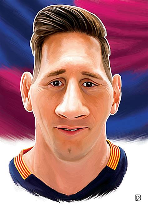 Lionel Messi By Dejan Djurovic Caricaturas Desenhos Hiper Realistas