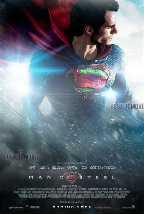 He can master the information in any book. MAN OF STEEL | THE MOVIE POSTERS