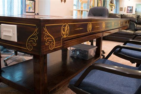 When installed in your offices or homes offer an organized look, and help to efficiently utilize the available space. DIYer Builds Cool Steampunk Gaming Table (Images)