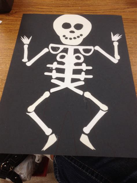 Name Skeleton Craft Skeleton Craft Halloween Arts And Crafts