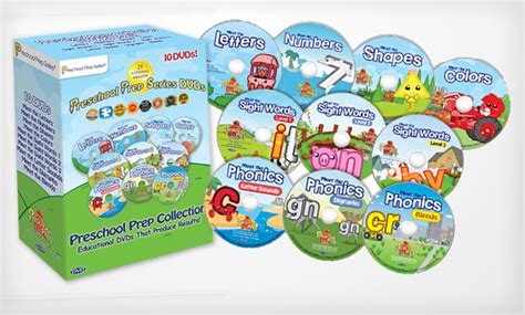 Set Of 10 Preschool Prep Dvds Set Of 10 Preschool Prep Dvds Groupon