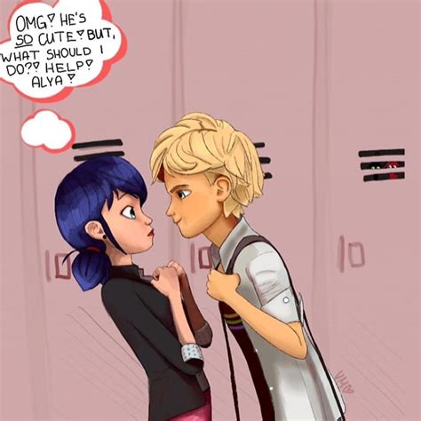 Adrienette Kiss Is Real Gahh I Knew Crmiraculous