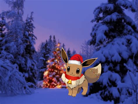 Merry Christmas Eevee Everyone Pokemon