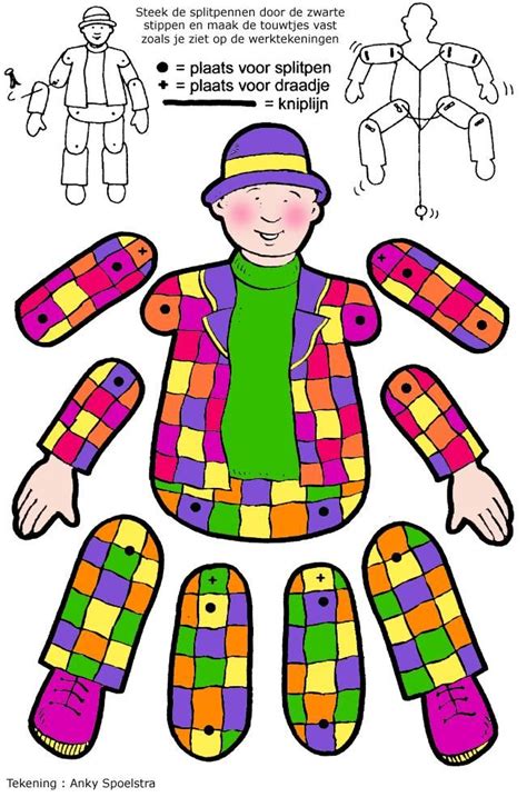 Articulated Clown Paper Dolls Paper Dolls Clothing Paper Doll Template