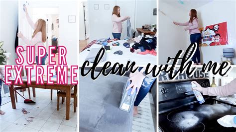 extremely motivating clean with me complete disaster house cleaning speed cleaning