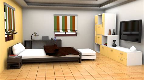 Bedroom Interior Design Modeling In Autodesk Maya Youtube